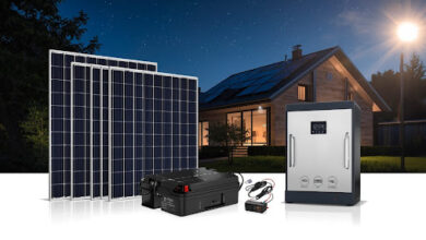 Kit de panneaux solaires abordable avec système de batterie pour un usage quotidien
