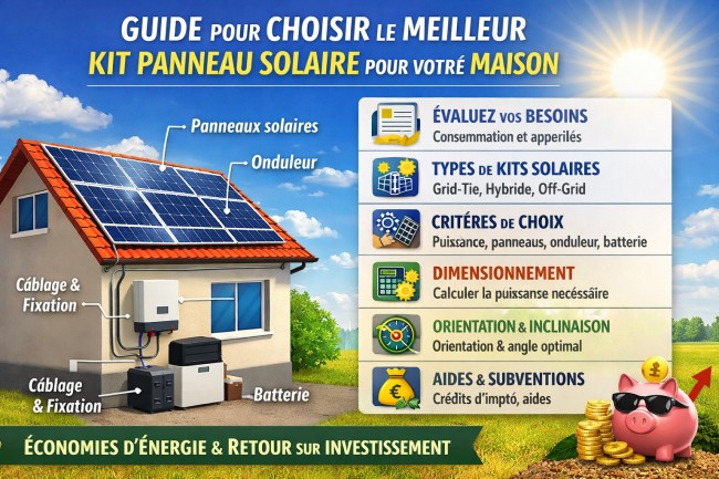 kit panneau solaire