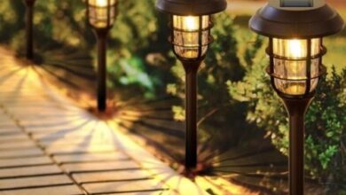 Lampes solaires jardin